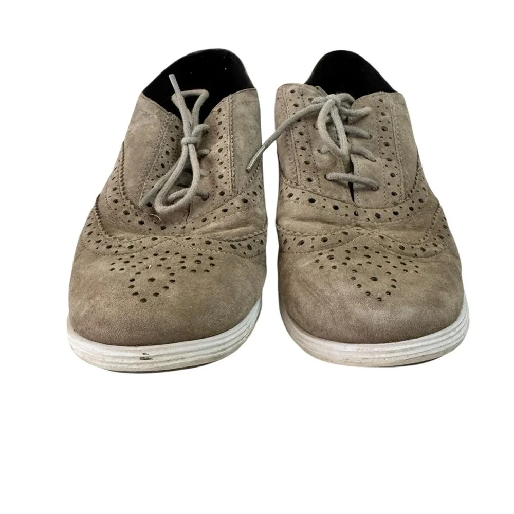 Cole Haan Suede‎ Wingtip Oxford Shoes Men's Casual Lace Up Comfort Sneakers 7.5